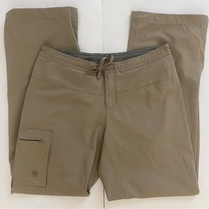 Mountain Hard Wear Beige Hiking Walking Outdoor Cargo Pants Women Size 10